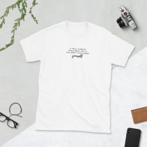 Challenge Yourself - Short-Sleeve White T-Shirt